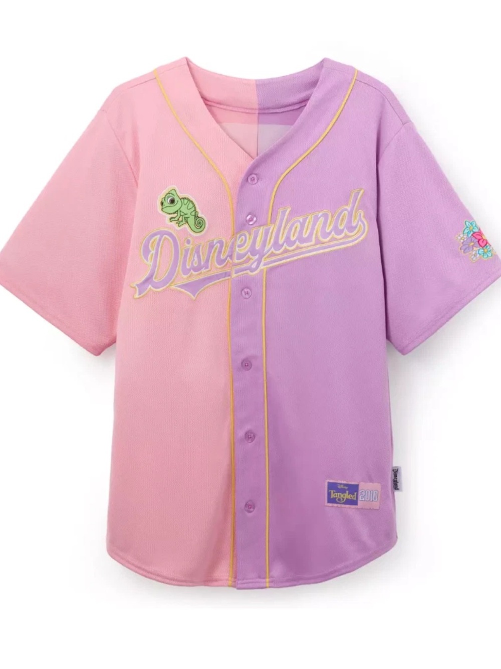 NWT 2026 Disney Parks Disneyland Resort Princess Rapunzel Baseball Jersey